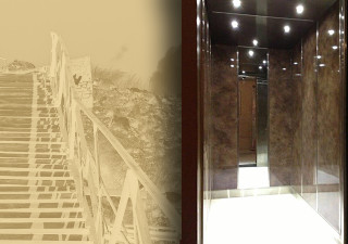 Stratifié compact pour ascenseurs Dica France 1